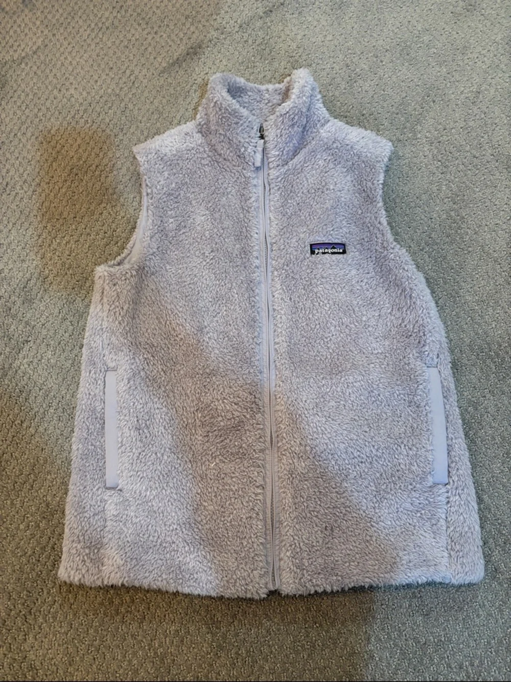 Patagonia Permafrost Purple Sherpa Fleece Vest - Picture 2 of 5